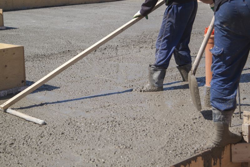 Application of Leveling Material